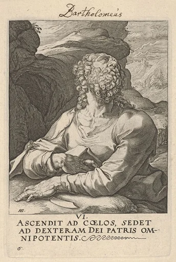 St. Bartholomew, from Christ, the Apostles and St. Paul with the Creed