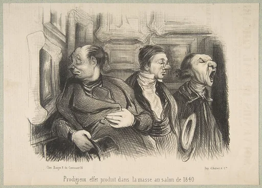 Prodigieux Effet Produit dans la Masse au Salon de 1840