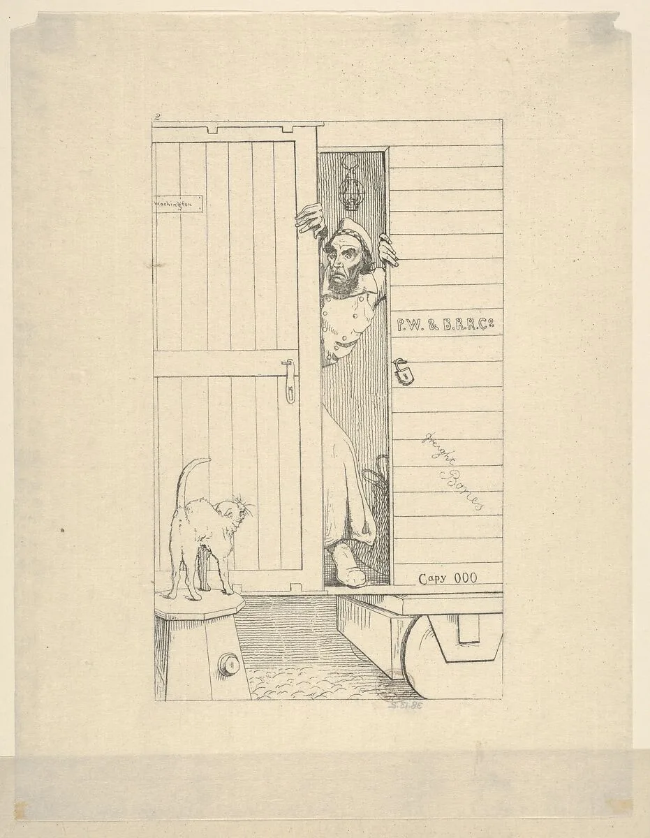 Passage Through Baltimore (from Confederate War Etchings) — Adalbert John Volck