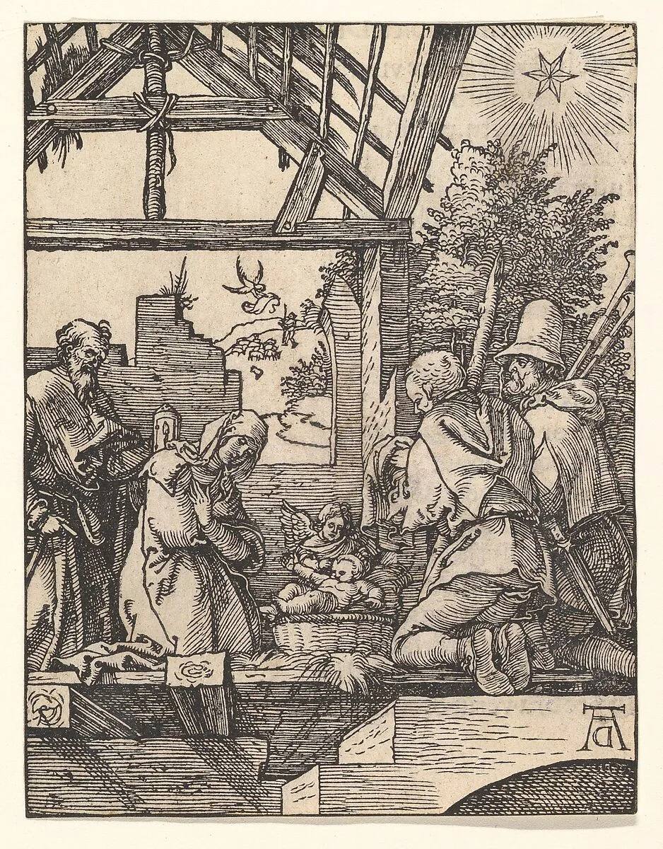 The Nativity, from "The Small Passion" — Albrecht Dürer