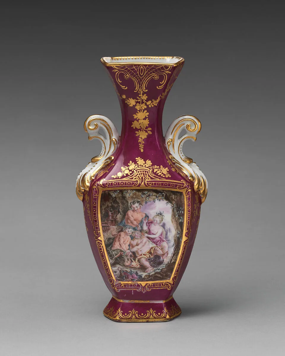 Vase (one of a pair) — Chelsea Porcelain Manufactory