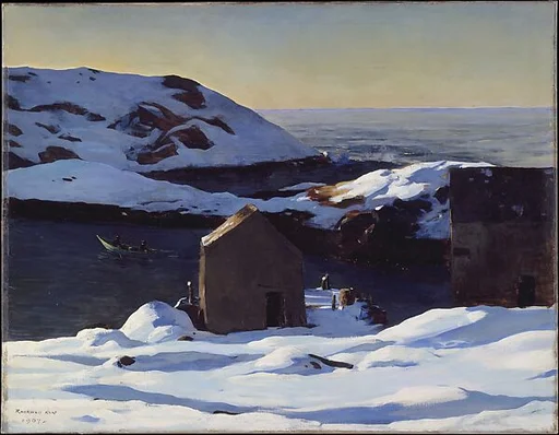 Winter, Monhegan Island