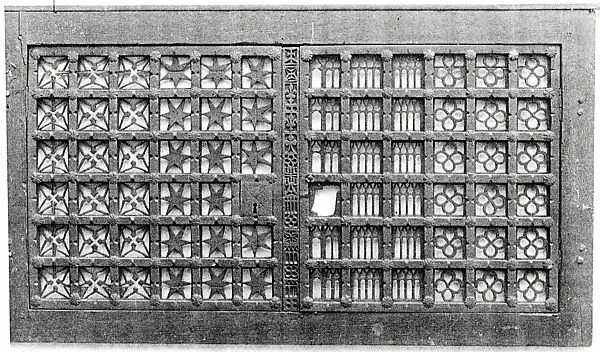 Folding Doors of a Church Grille — Unknown
