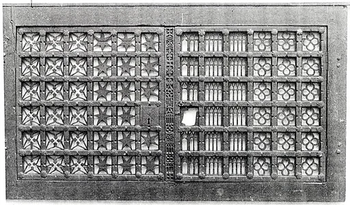 Folding Doors of a Church Grille