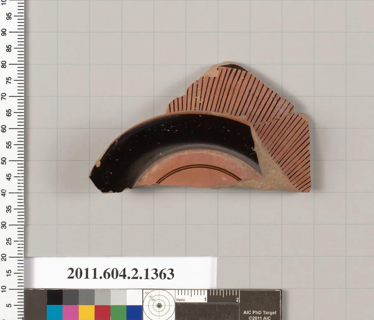 Terracotta fragment of a skyphos (deep drinking cup) — Unknown