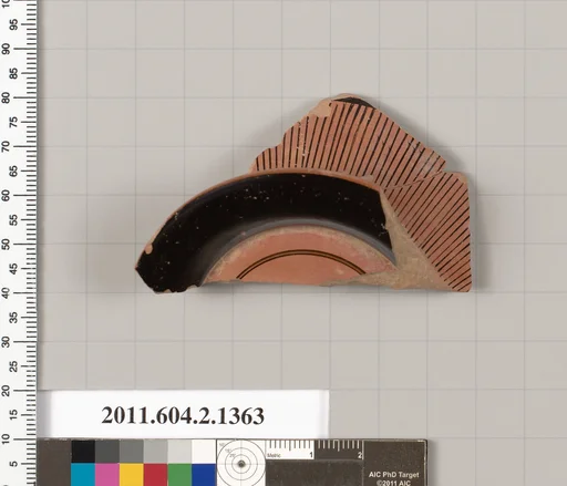Terracotta fragment of a skyphos (deep drinking cup)