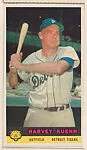 Harvey Kuenn, Outfield, Detroit Tigers, from the Bazooka "Blank Back" series (R414-15), issued by Topps Chewing Gum Company. — Topps Chewing Gum Company