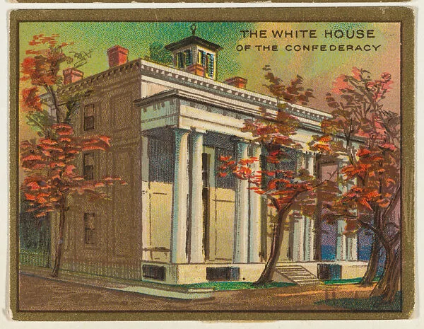 The White House of the Confederacy, from the "Historic Homes" series (T69), issued with Helmar Cigarettes by S. Anargyros Tobacco Company — S. Anargyros Tobacco Company