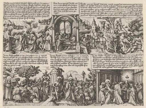 Different Scenes from the Gospels and from Acta Aposotolorum