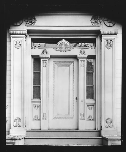 [Greek Revival Doorway with Acanthus Trim]