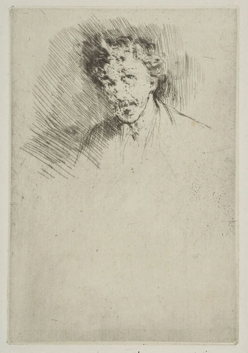 Whistler with the White Lock — James McNeill Whistler|James McNeill Whistler