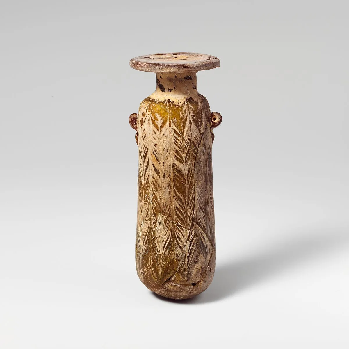 Glass alabastron (perfume bottle) — Unknown