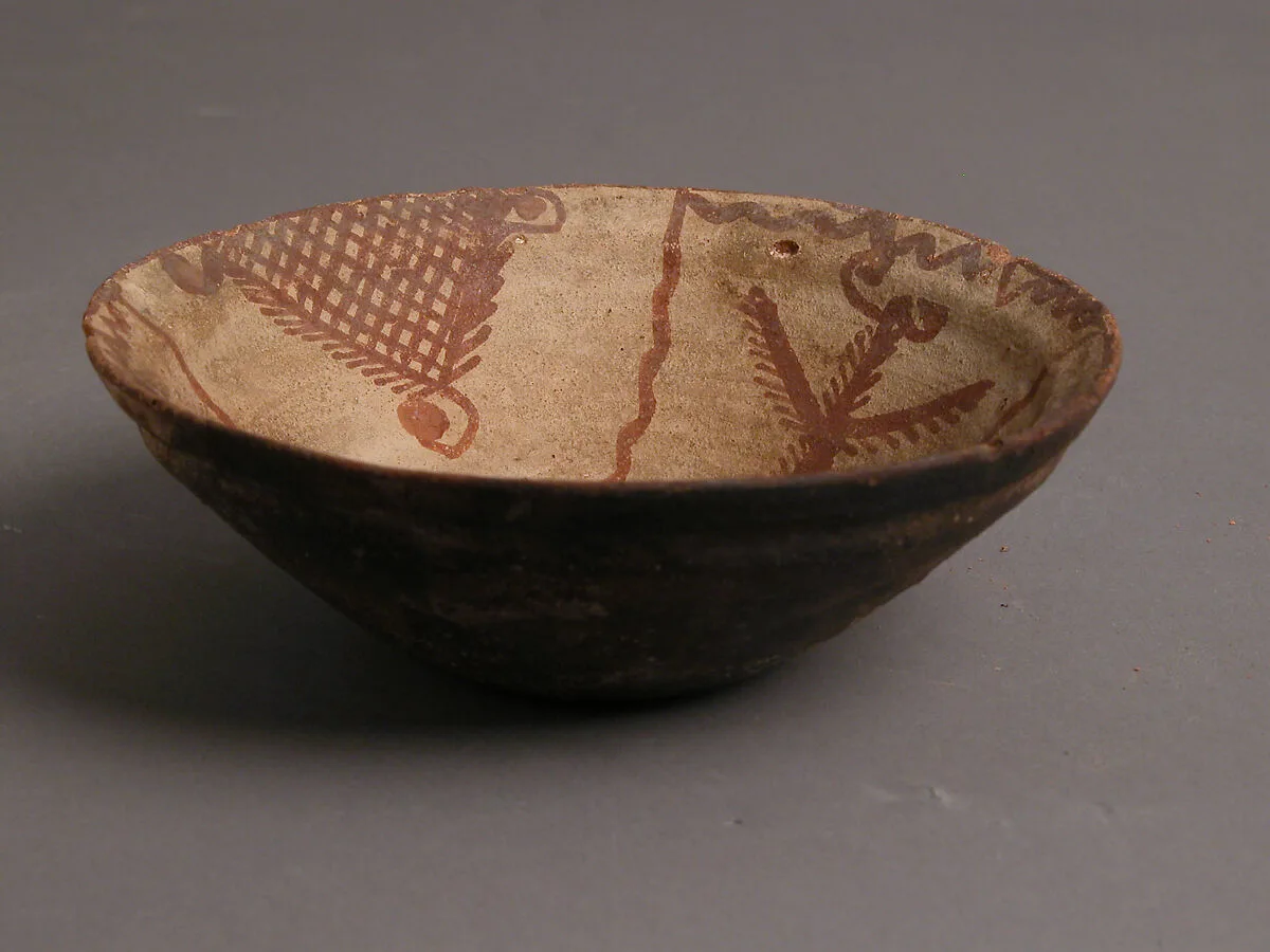Bowl with Floral Motifs — Unknown