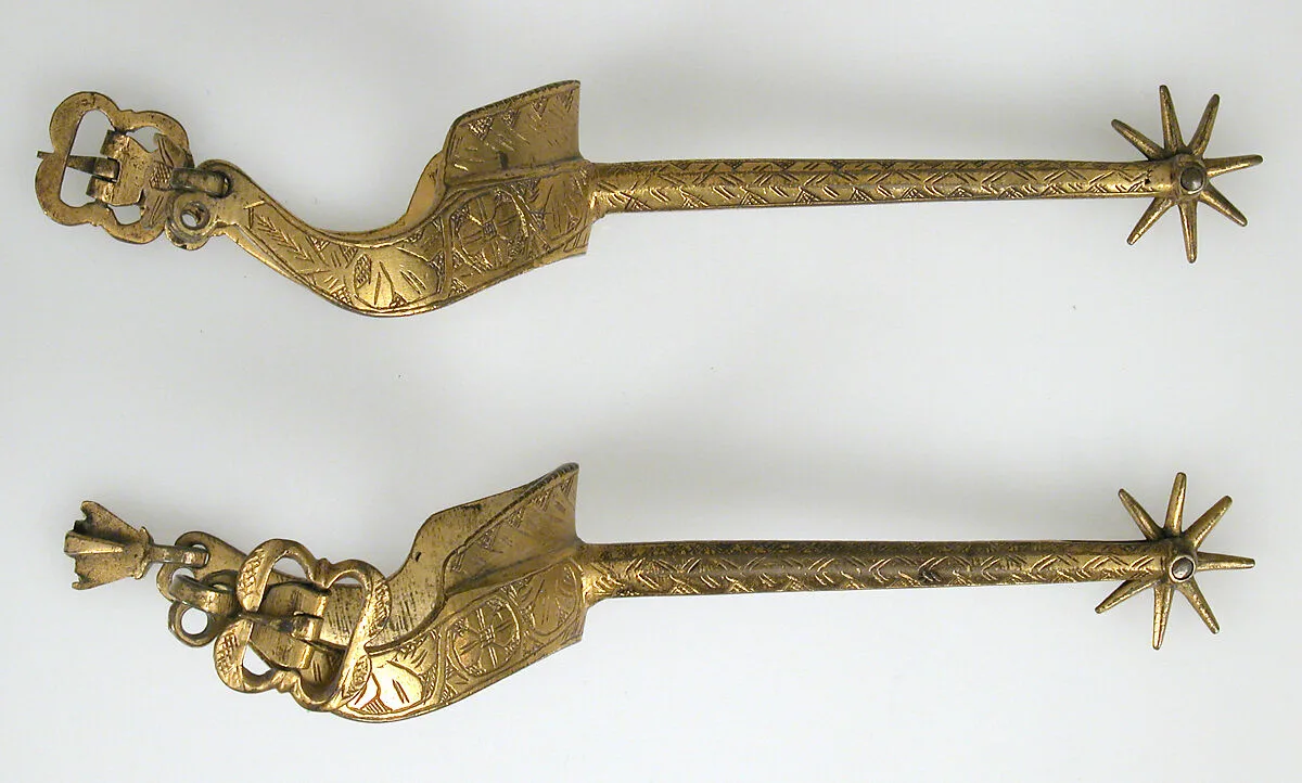 Pair of Rowel Spurs — Unknown