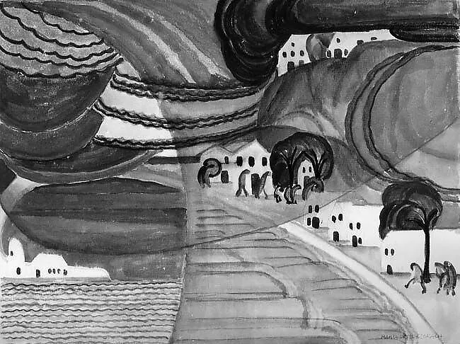 Scene in India — Marguerite Zorach