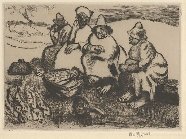 Awaiting the Boats' Return — George Overbury "Pop" Hart