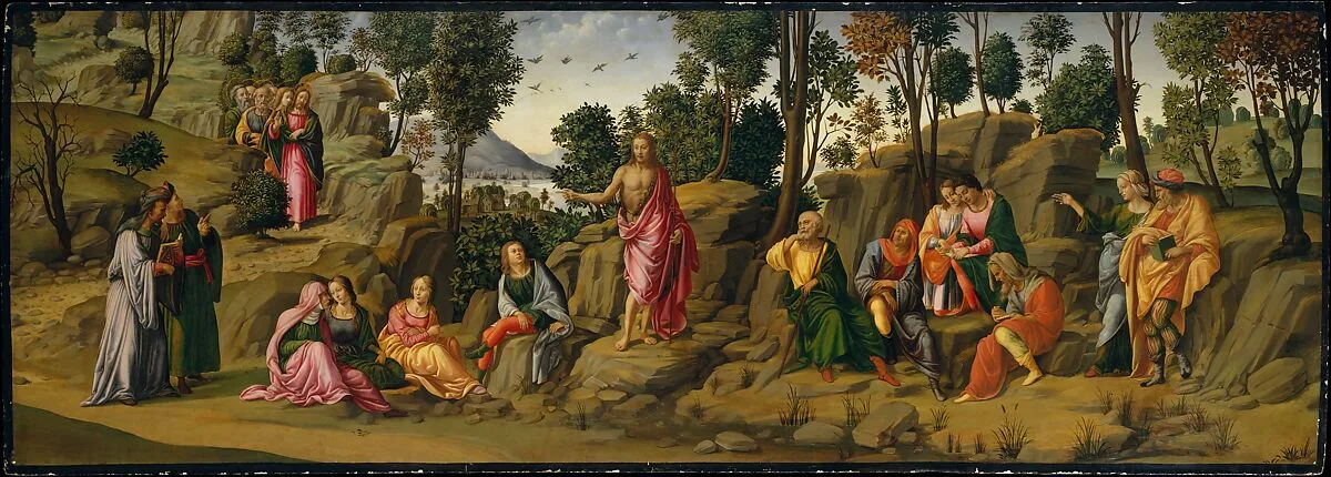 Saint John the Baptist Bearing Witness — Francesco Granacci