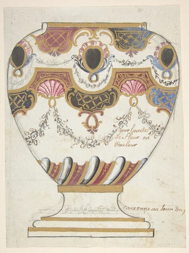Design for a Porcelain Vase