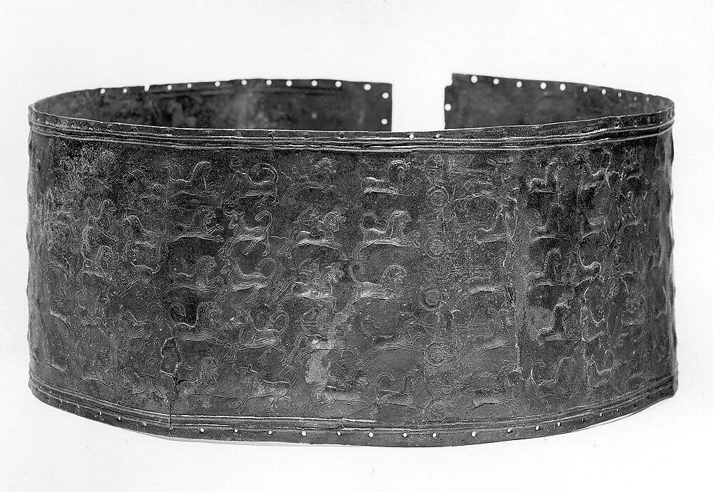 Belt with scenes of bull and lion hunts — Unknown