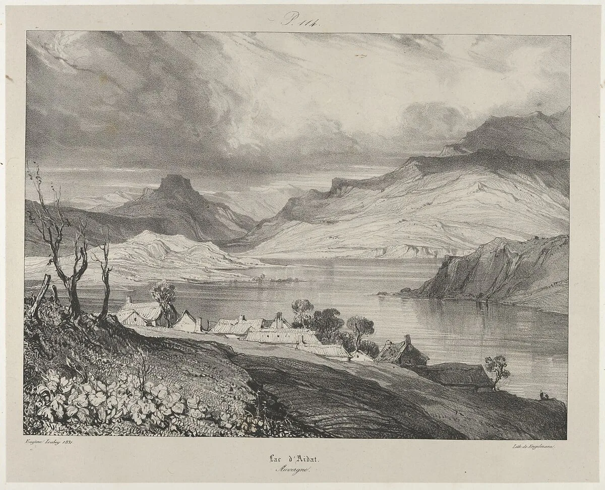 Aidat Lake — Eugène Isabey|Godefroy Engelmann