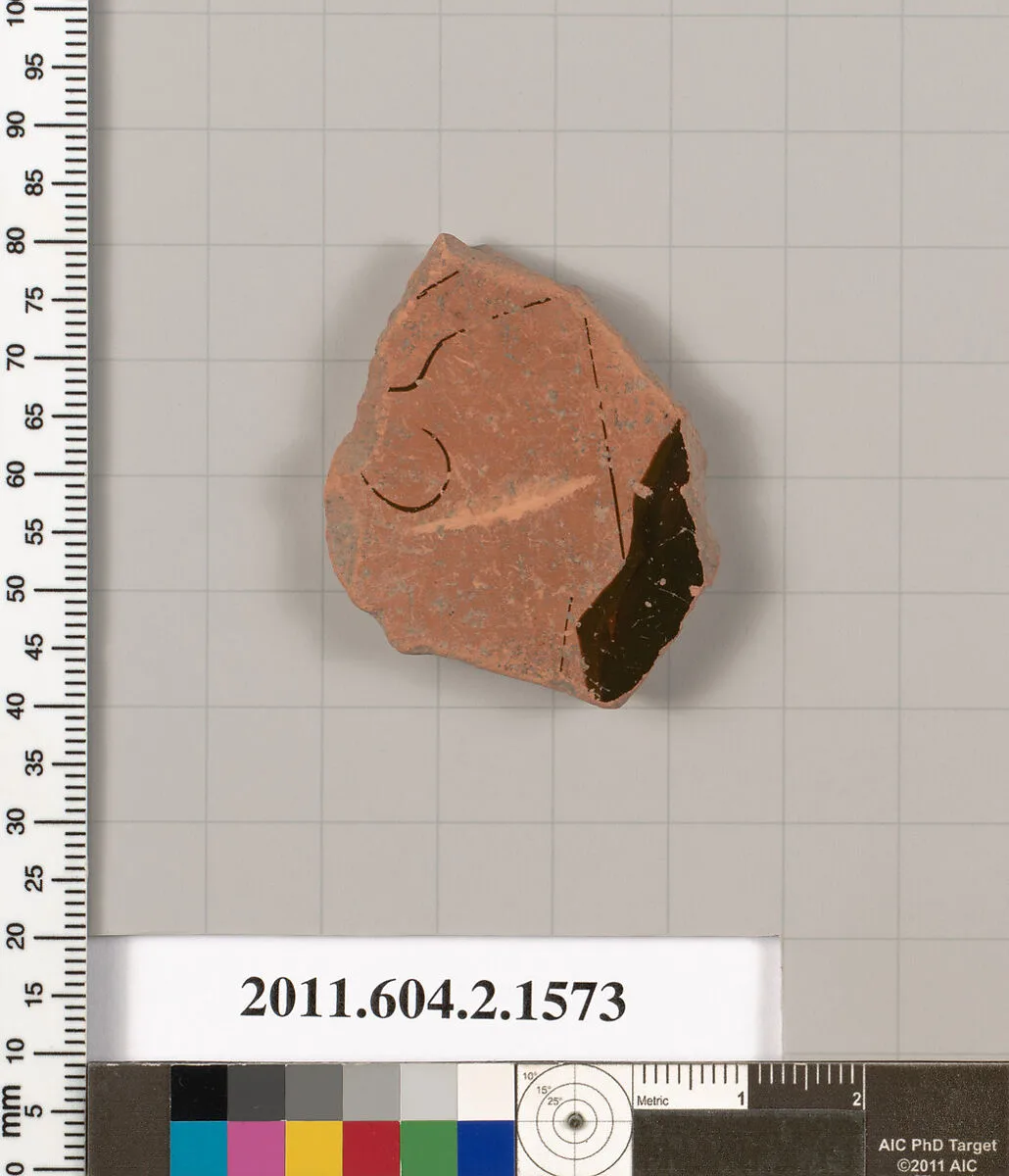 Terracotta fragment of a skyphos (deep drinking cup) — Unknown