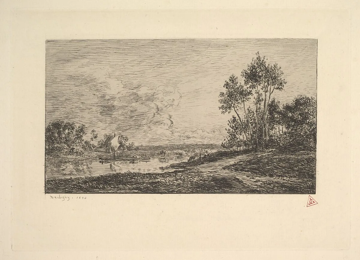 The Seine at Port-Maurin — Charles-François Daubigny