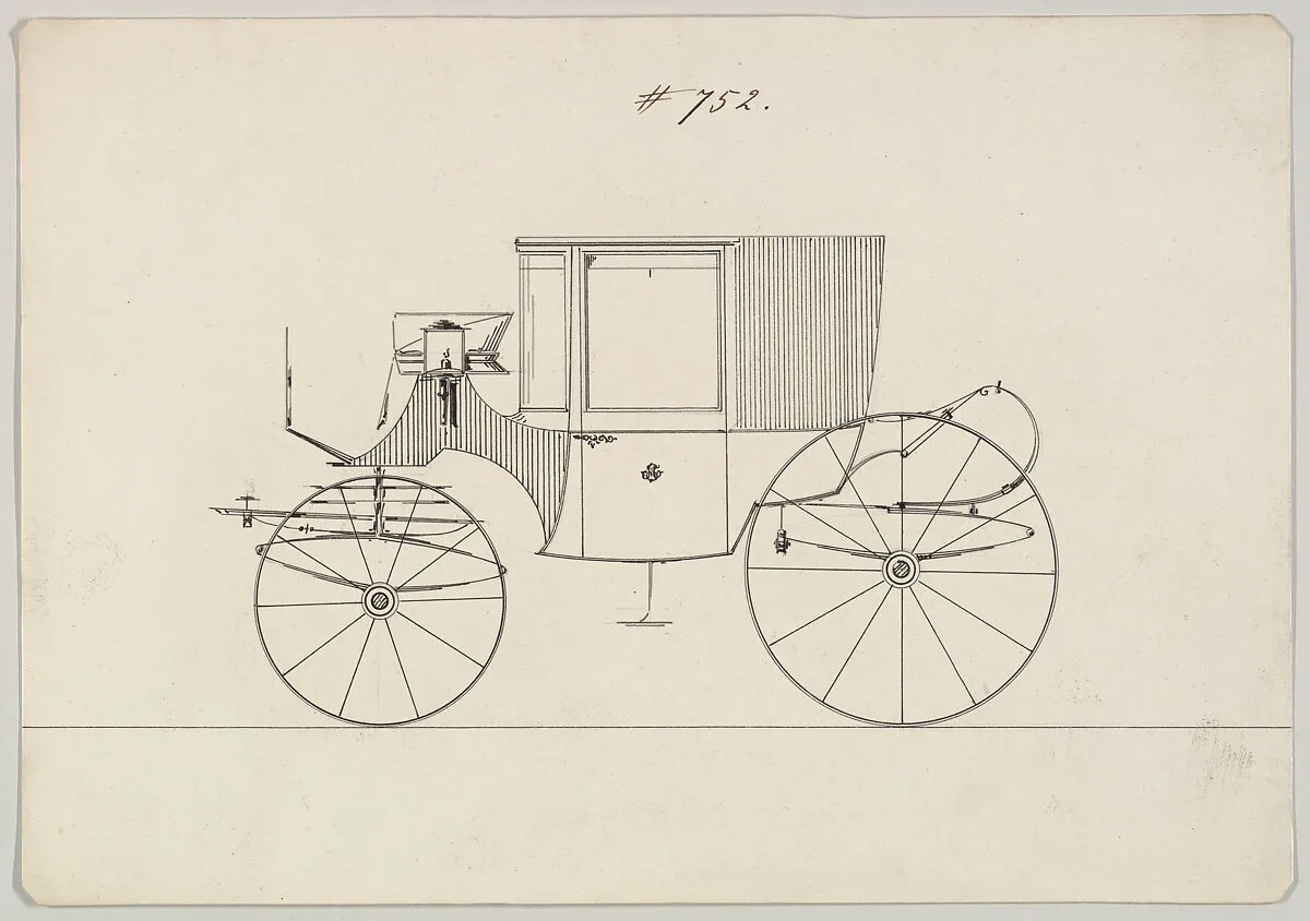 Design for Coupé, no. 752 — Brewster & Co.