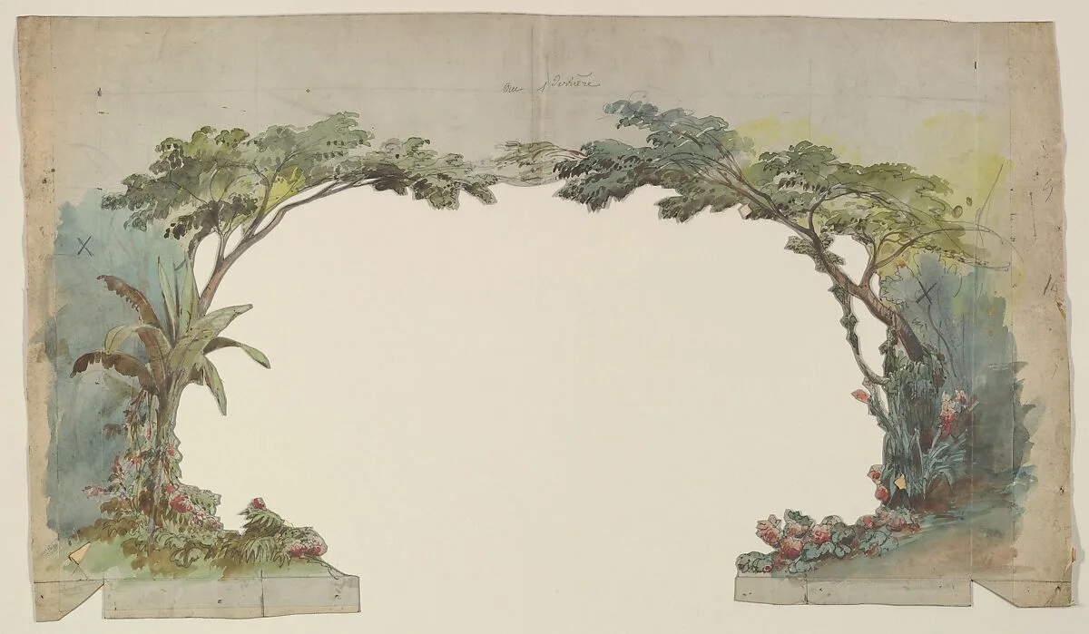 Design for a Stage Set — Eugène Cicéri