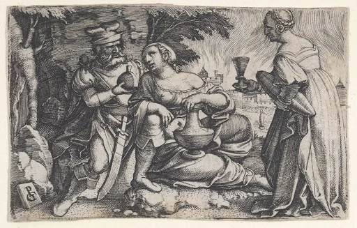 Lot and His Daughters, from "Scenes from the Old Testament"