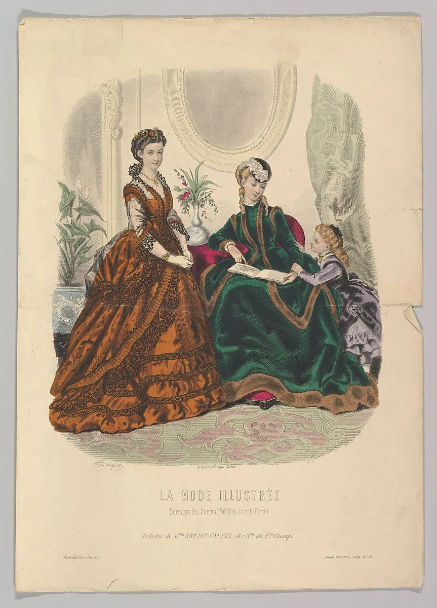 No. 51 from La Mode Illustrée — Adèle-Anaïs Toudouze