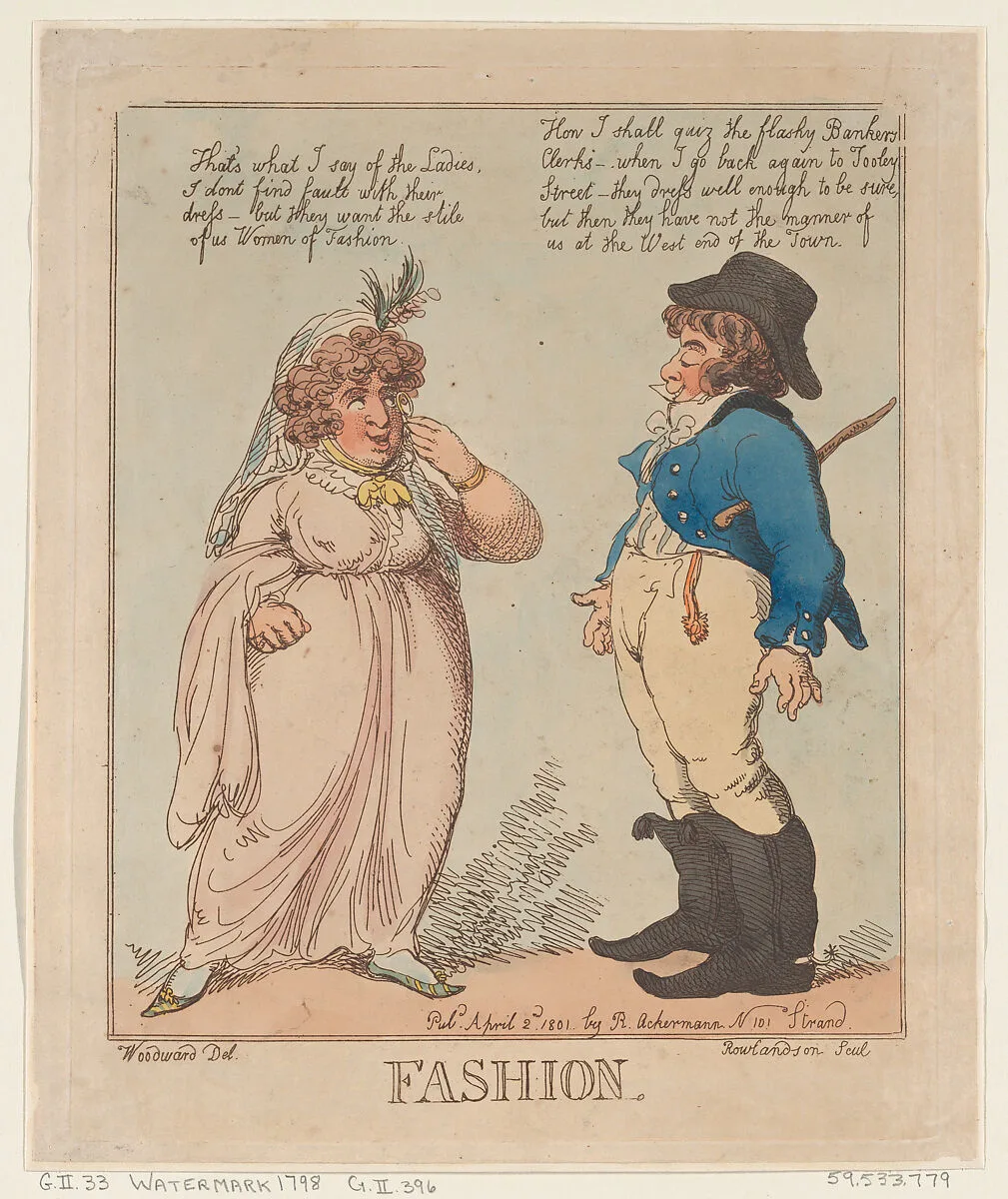 Fashion — Thomas Rowlandson