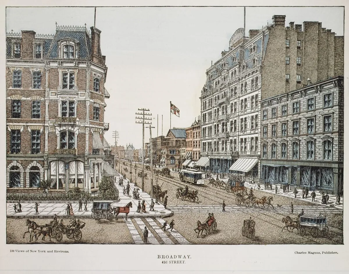 Broadway at 42nd Street, New York — Charles Magnus & Company