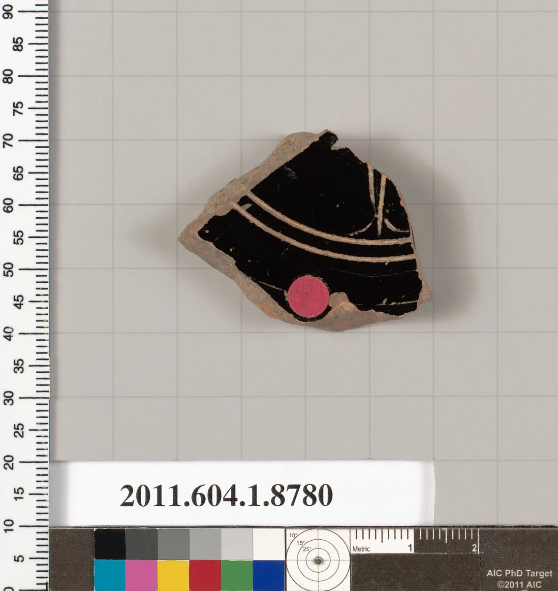 Terracotta fragment of a stemless kylix (drinking cup)? — Unknown