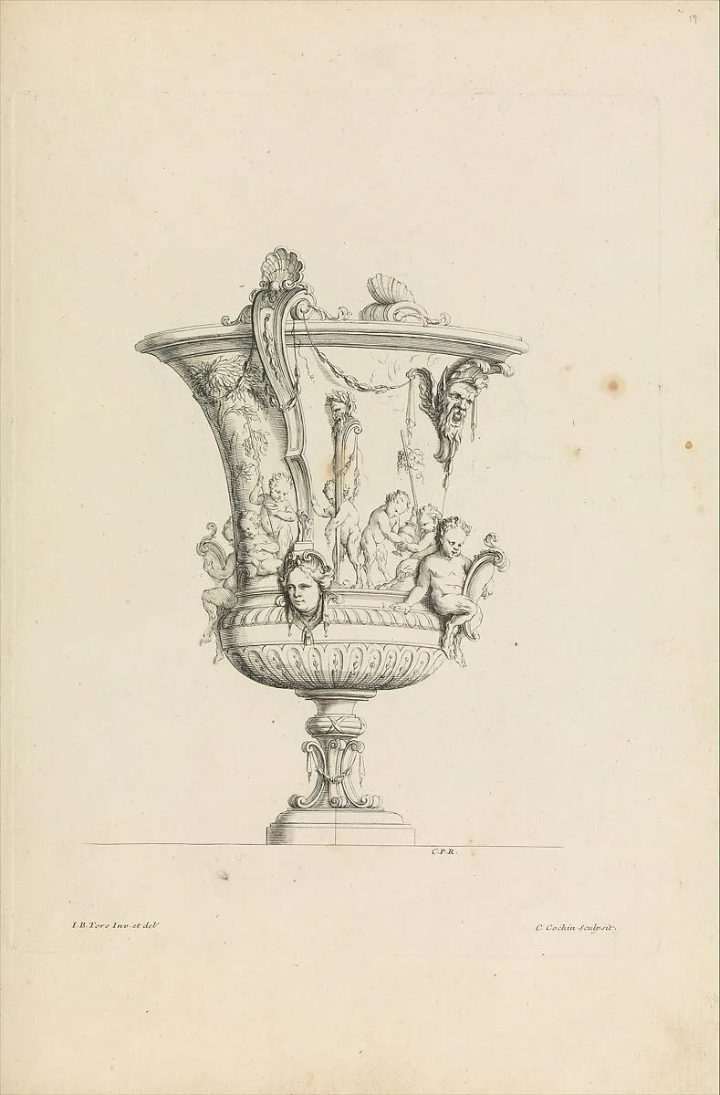 Nouveau Livre de Vases — Jean Bernard Toro|Charles Nicolas Cochin I