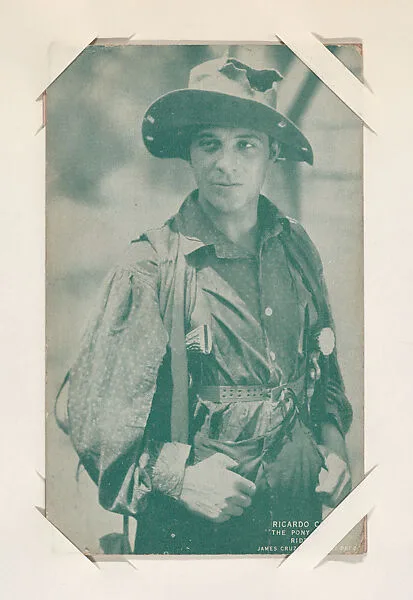 Ricardo Cortez, "The Pony Express" Rider from Western Stars or Scenes Exhibit Cards series (W412) — Unknown