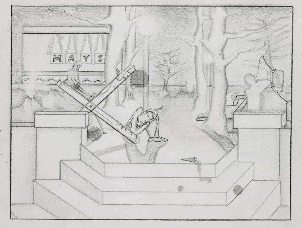 Study for "Hell (Union Square)" — Dennis Smith