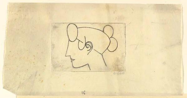 Female Head (Woman's Head in Profile) — Elie Nadelman