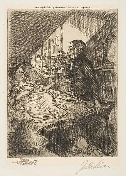 Chicotin Visits Violette — John Sloan