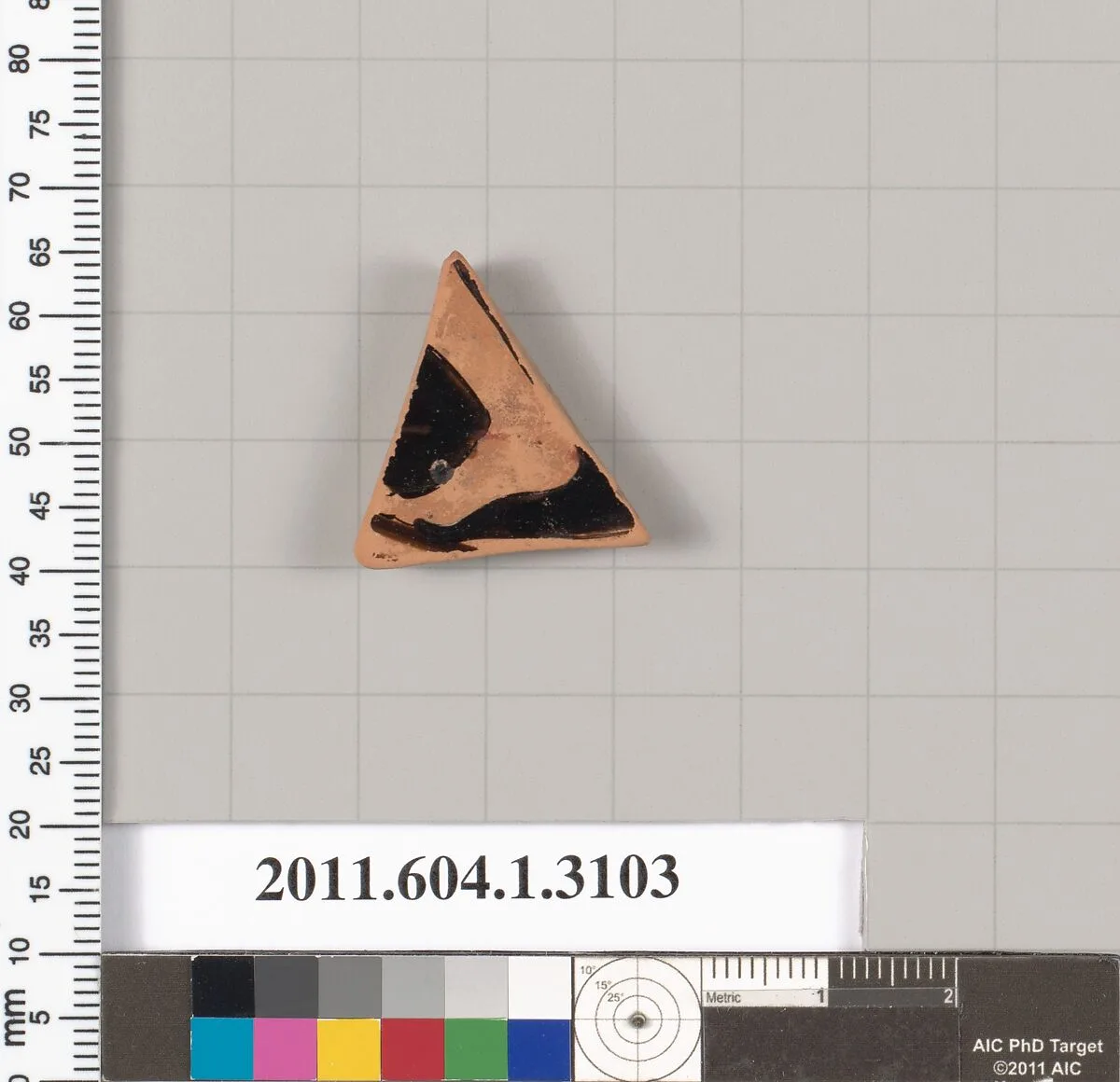 Terracotta fragment of a kylix (drinking cup) — Unknown