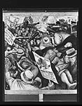 ["New Deal" Panel of Diego Rivera's Mural for the New Worker's School, New York City]