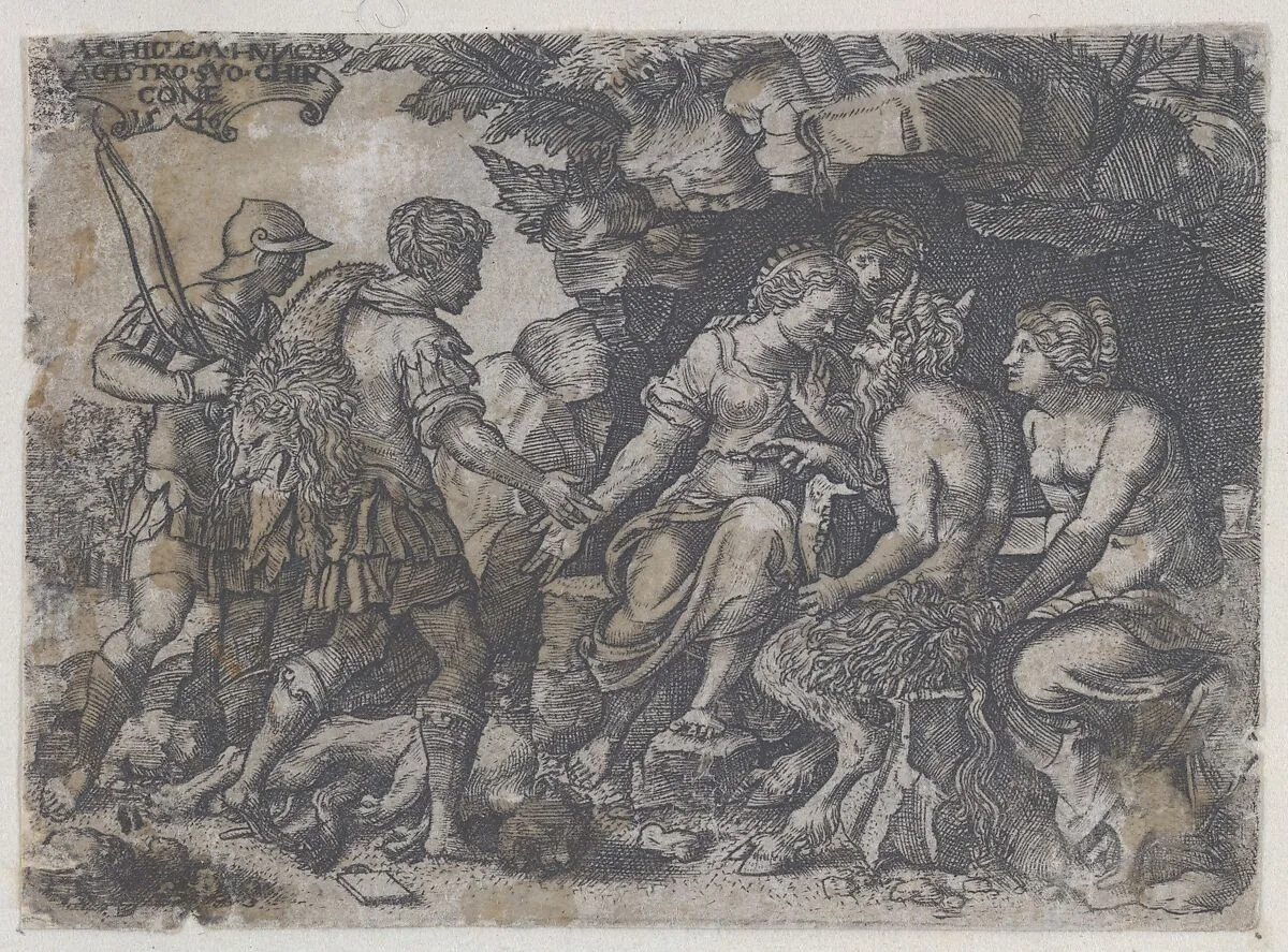 Reverse Copy of Thetis and Chiron — Georg Pencz
