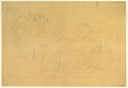 Mythological Scene, from the Legend of Cupid and Psyche