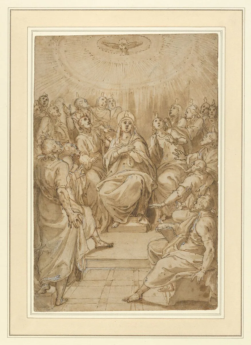 The Pentecost (The Descent of the Holy Spirit) — Cesare Nebbia