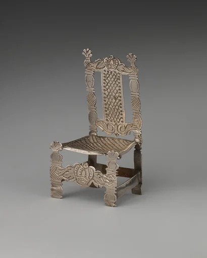 Miniature chair (one of four) (part of a set)