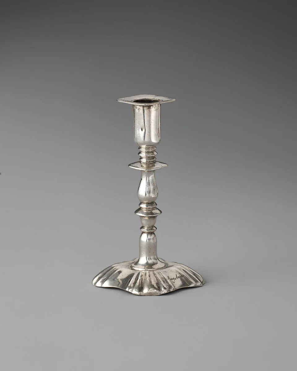 Miniature candlestick (one of a pair) — Henry Flavelle