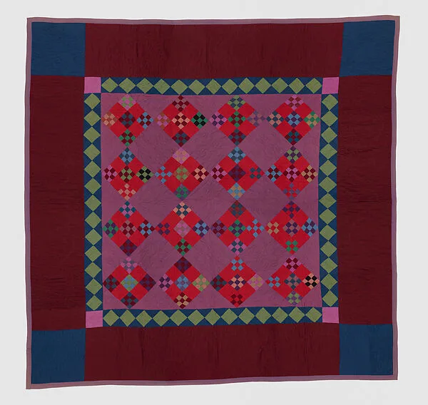 Amish Double Nine-patch quilt — Unknown