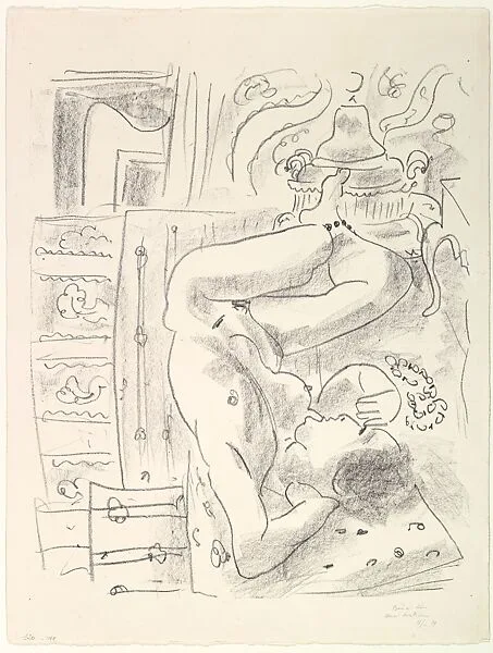 Upside-Down Nude with a Stove — Henri Matisse