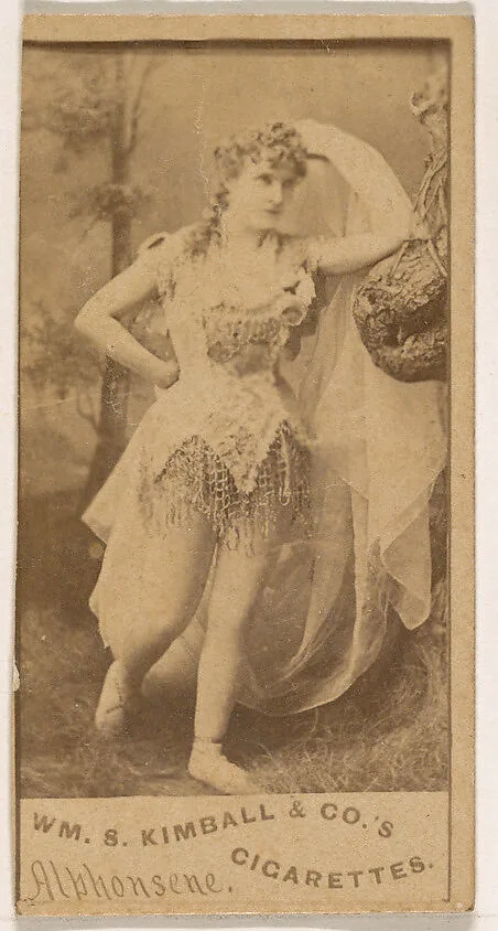 Lady Alphonsene, from the Actresses series (N203) issued by Wm. S. Kimball & Co. — William S. Kimball & Company