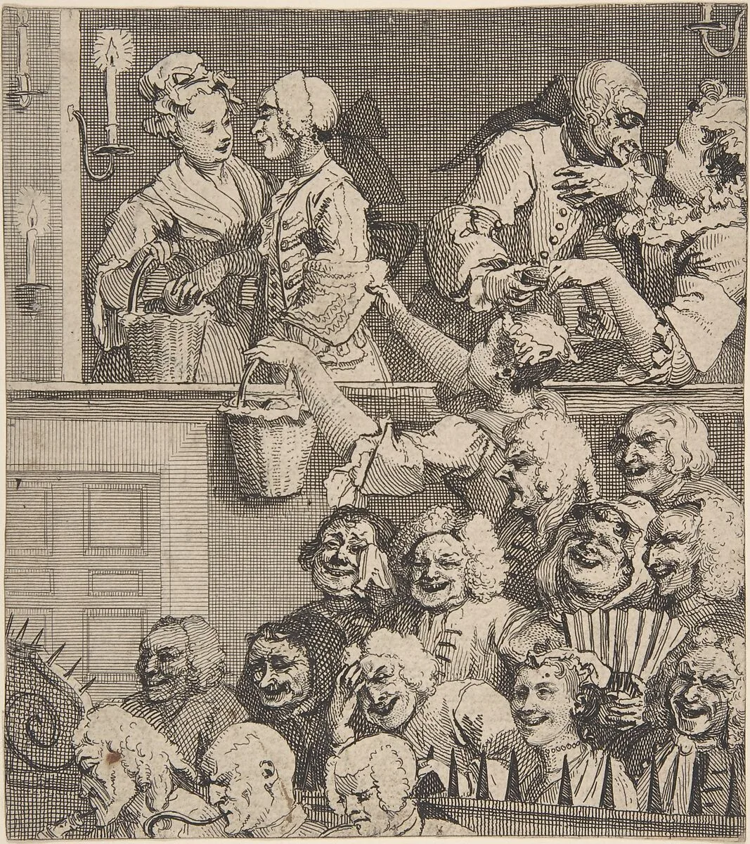 The Laughing Audience — William Hogarth