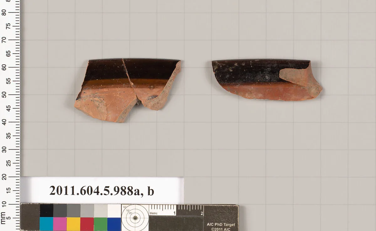 Terracotta rim fragments of kylikes (drinking cups) — Unknown